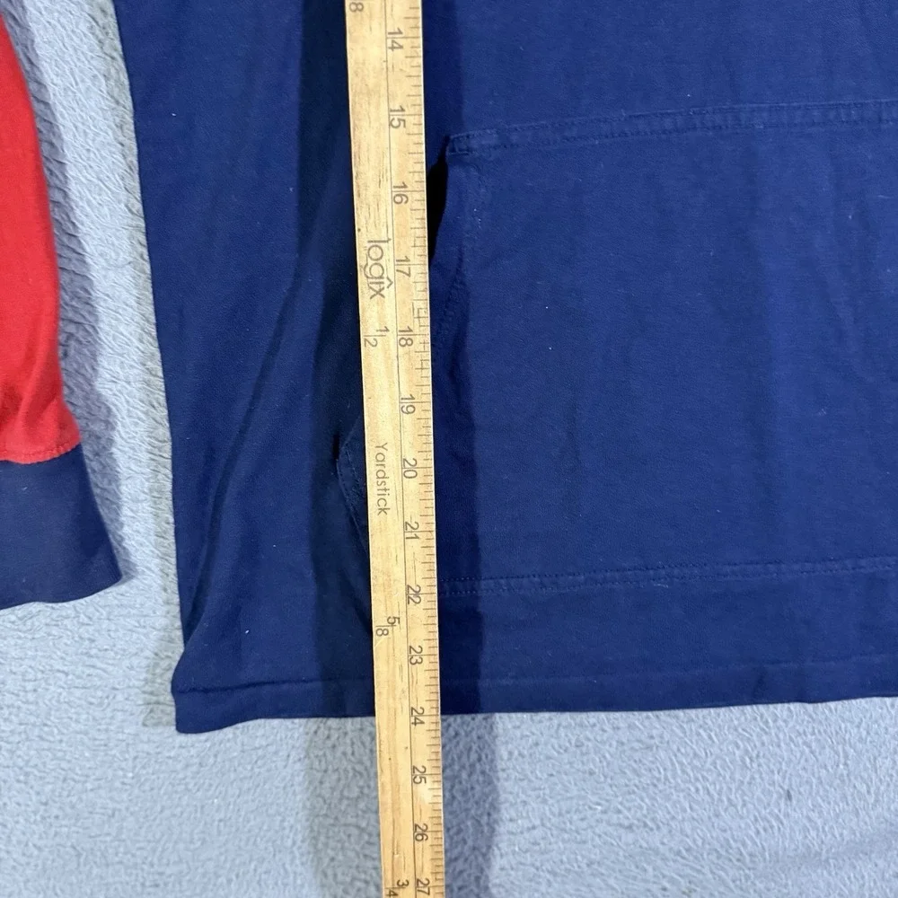 Polo Ralph Lauren Men's Small Lightweight Colorblock‎ USA Flag Pullover Hoodie